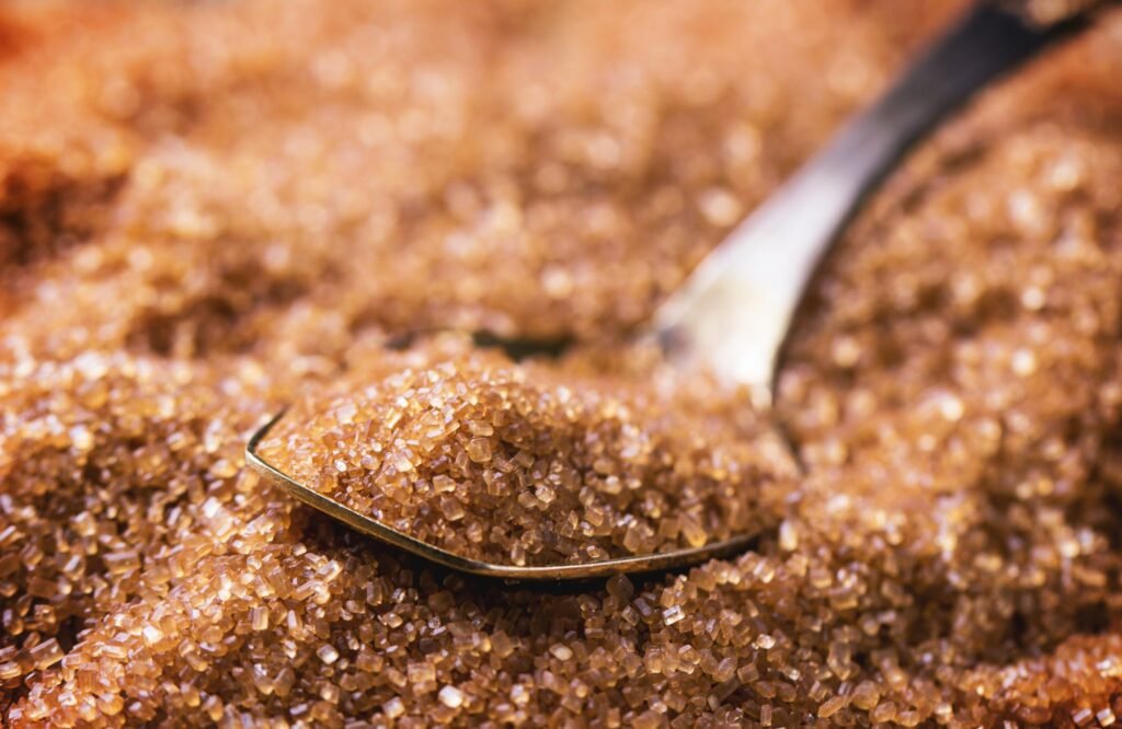 raw brown cane sugar uses