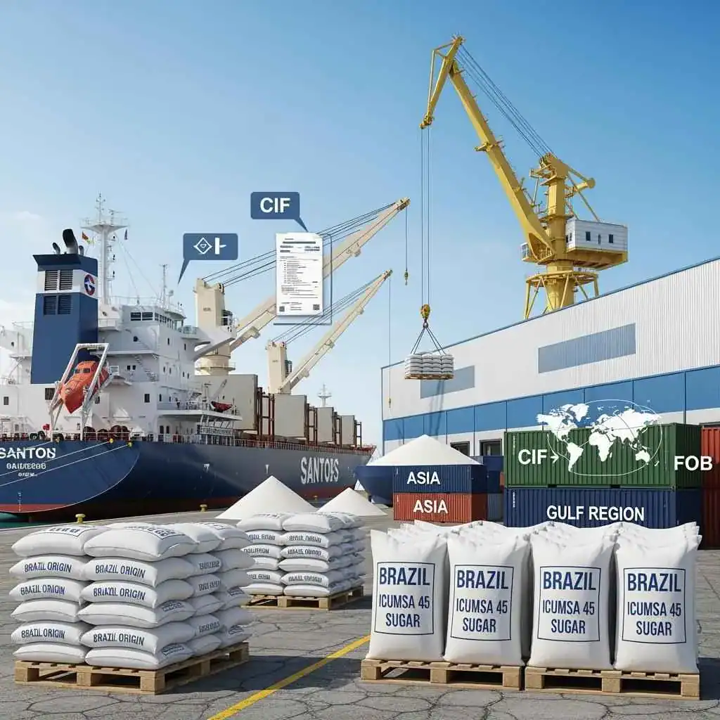 ICUMSA Sugar Exporters with Fast Shipping